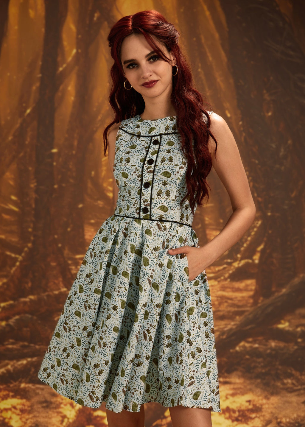 Elizabeth Dress in Hedgehogs