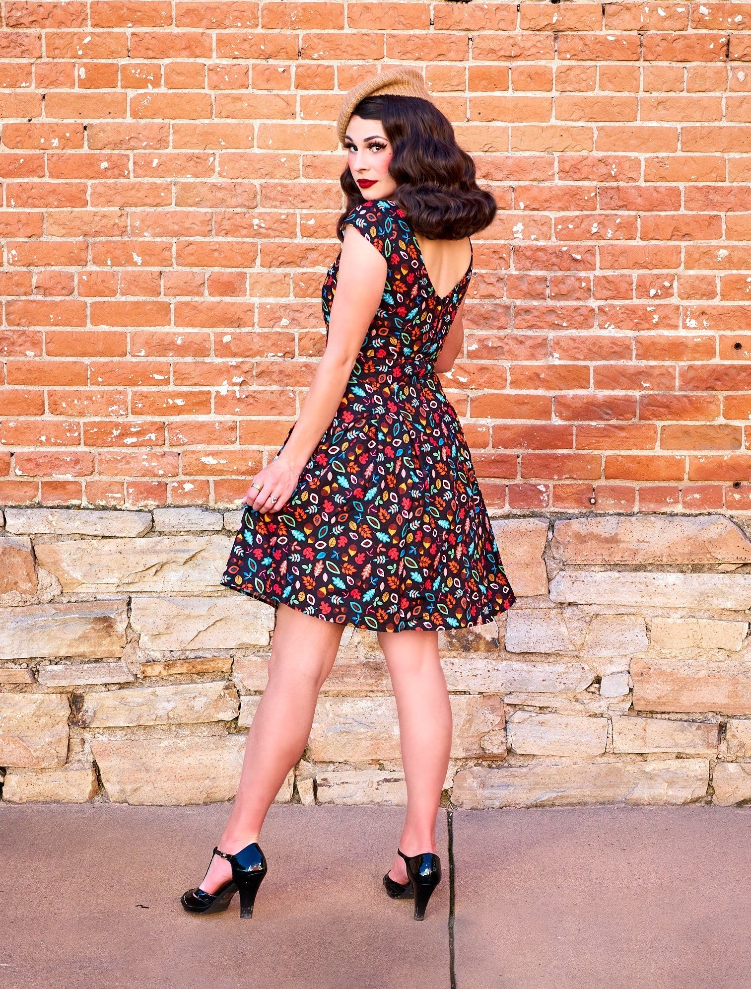 Leaves & Acorns Margaret Dress