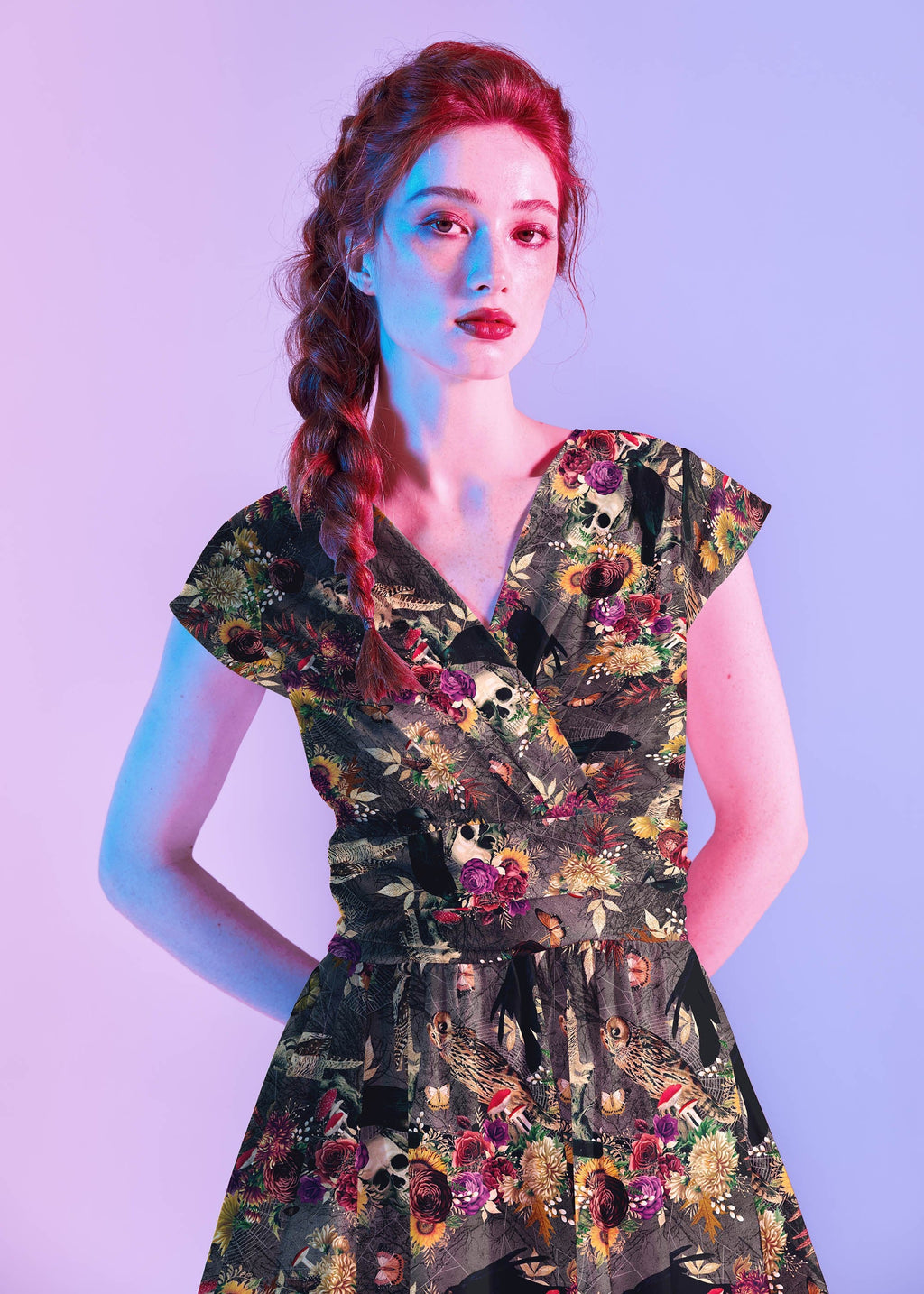 Web of Darkness Greta Dress