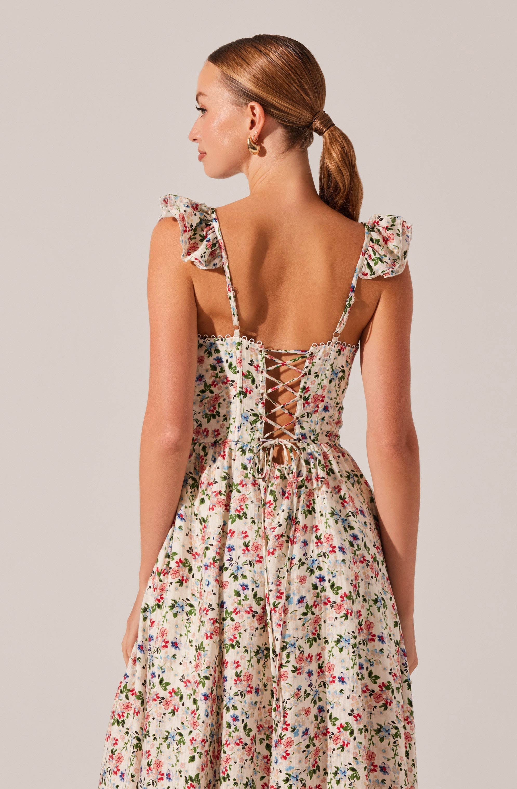 Wedelia Print Midi Dress