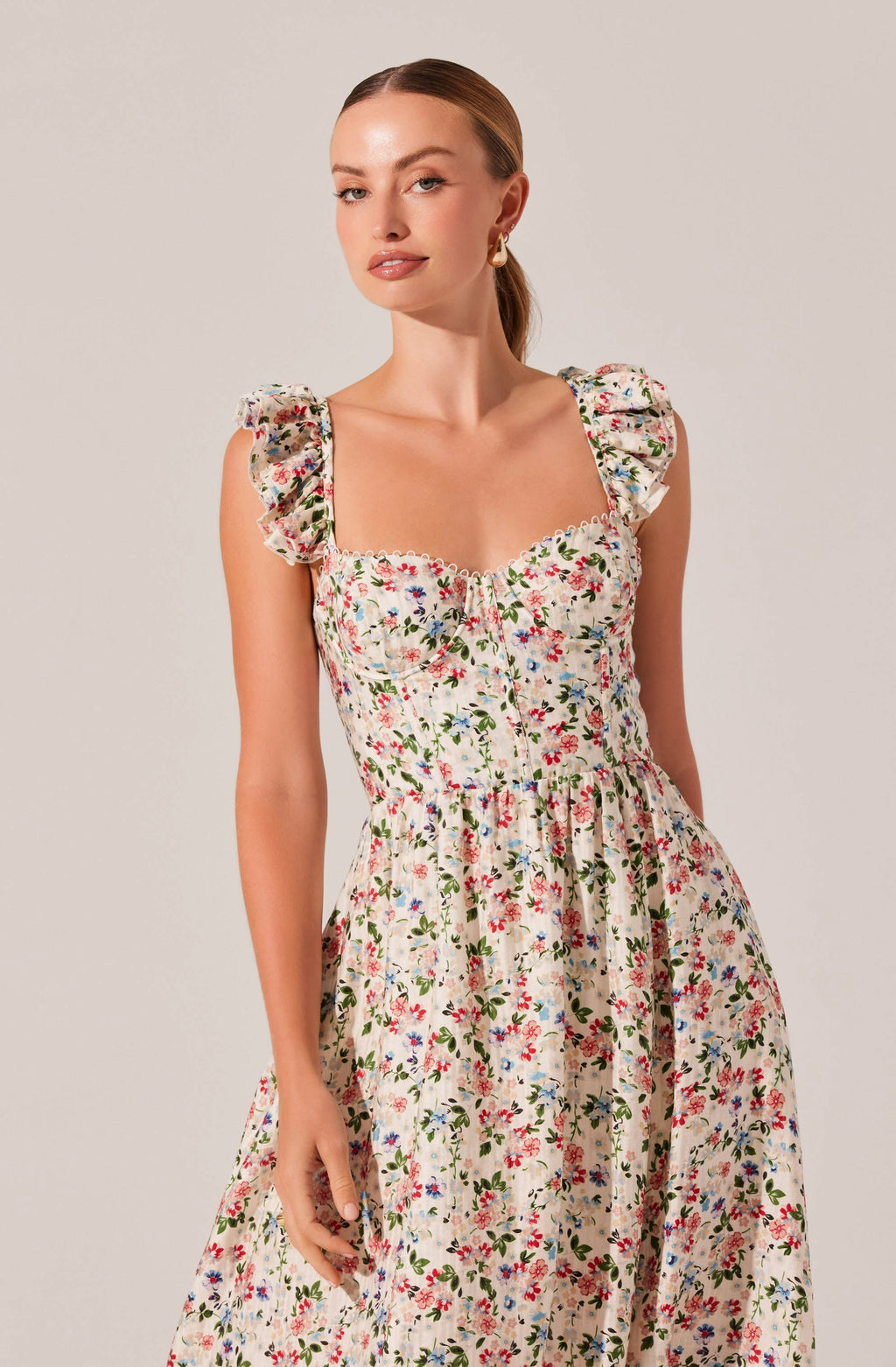 Wedelia Print Midi Dress
