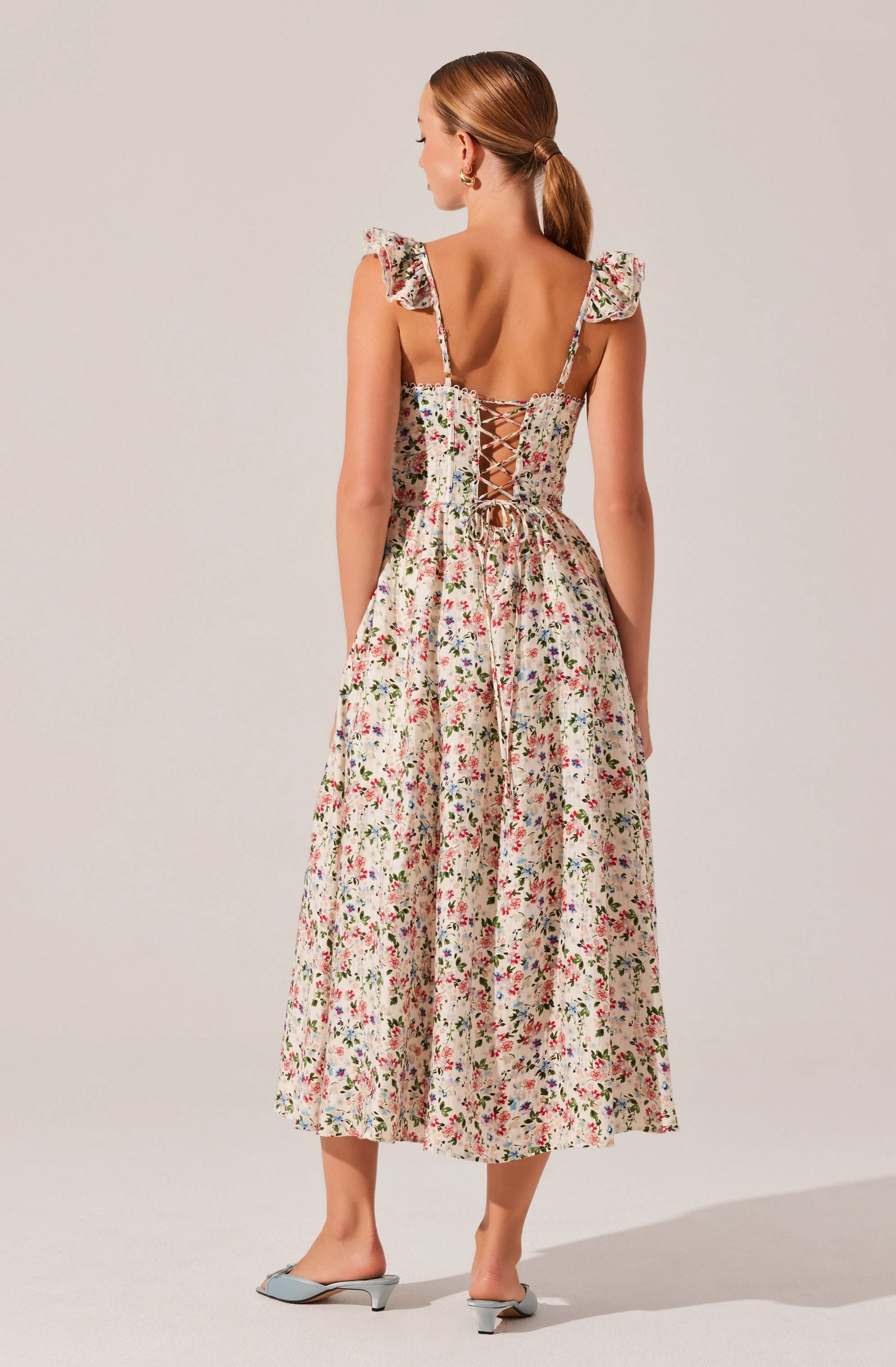 Wedelia Print Midi Dress