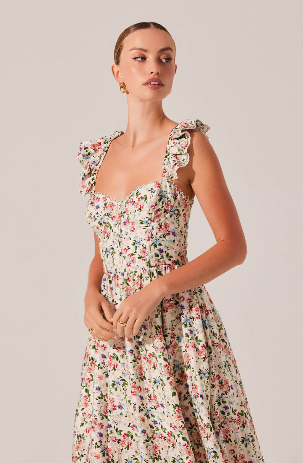 Wedelia Print Midi Dress