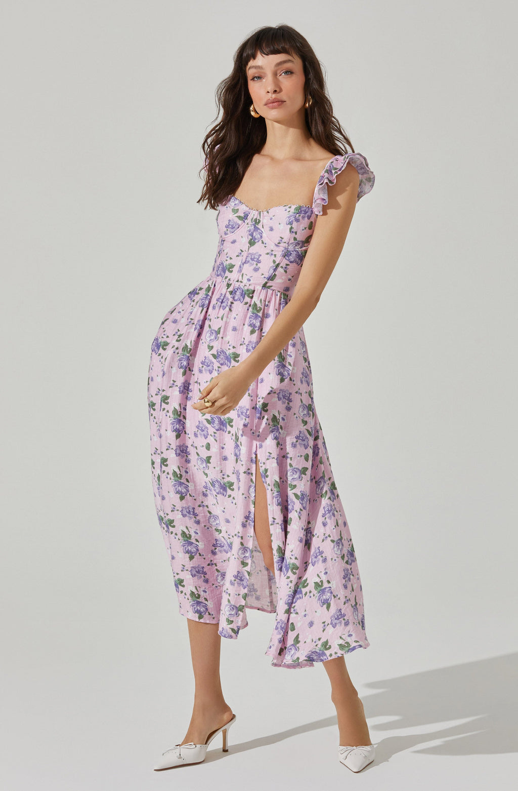 Wedelia Print Midi Dress
