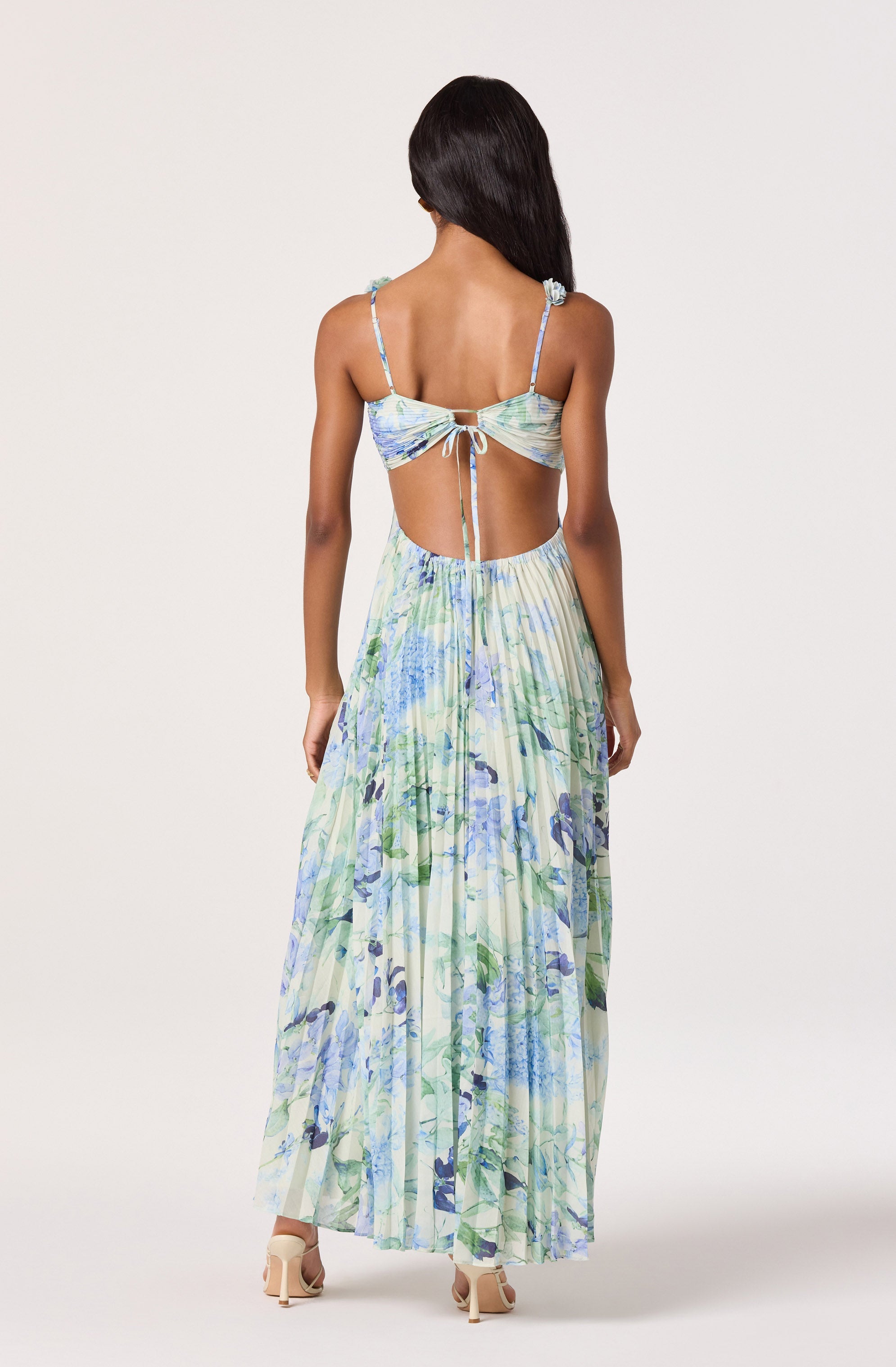 Emese Floral Cutout Maxi Dress