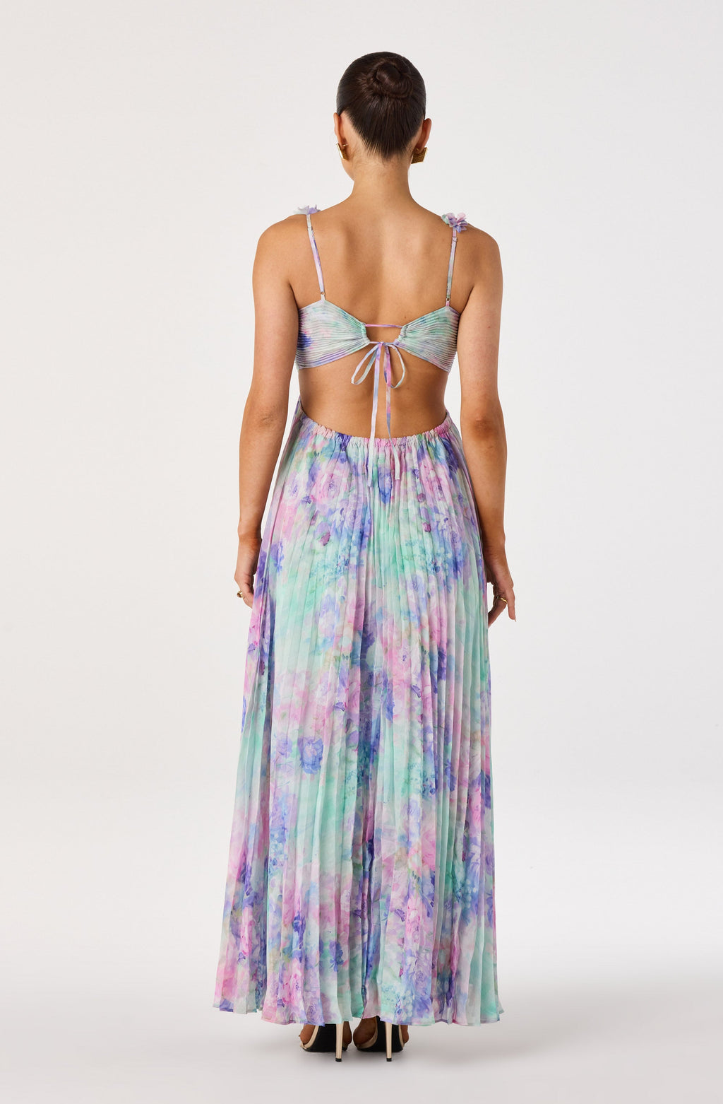 Emese Floral Cutout Maxi Dress