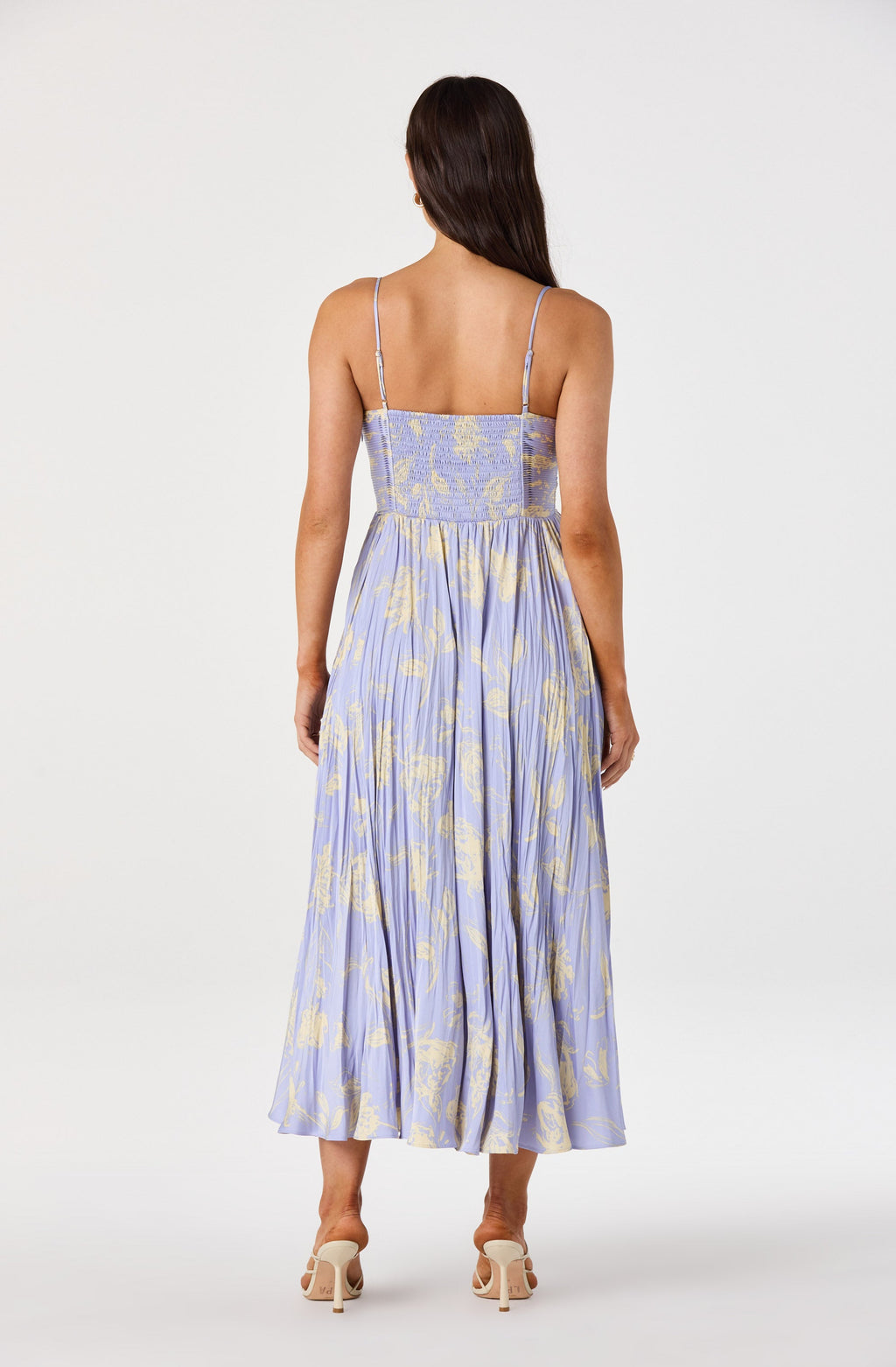 Maeve Pleated Midi Dress