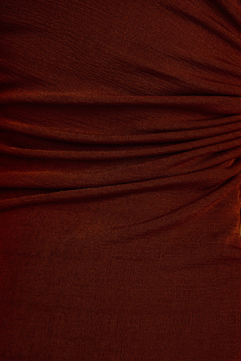 Aftergold Rust Cutout Midi Dress