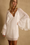 Alice White Chiffon Mini Dress
