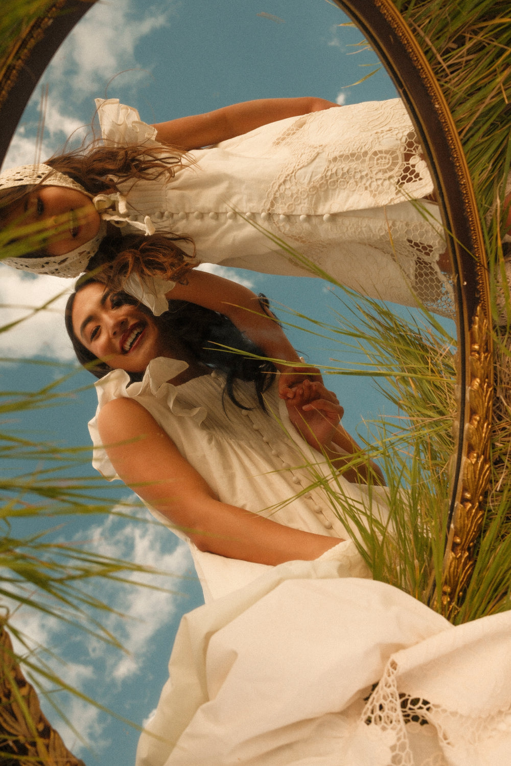 Abigail Maxi Dress in Antique Ivory