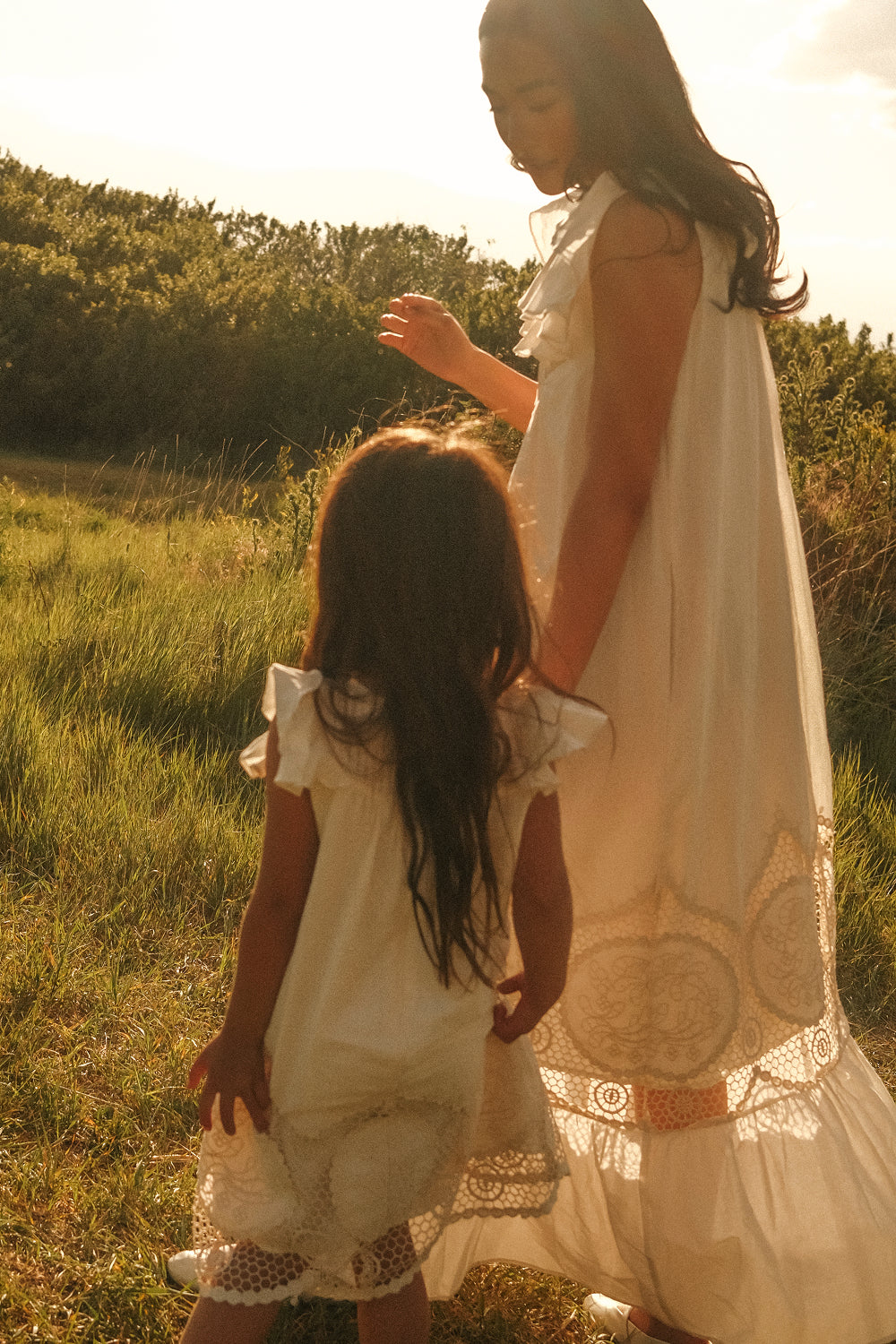 Abigail Maxi Dress in Antique Ivory