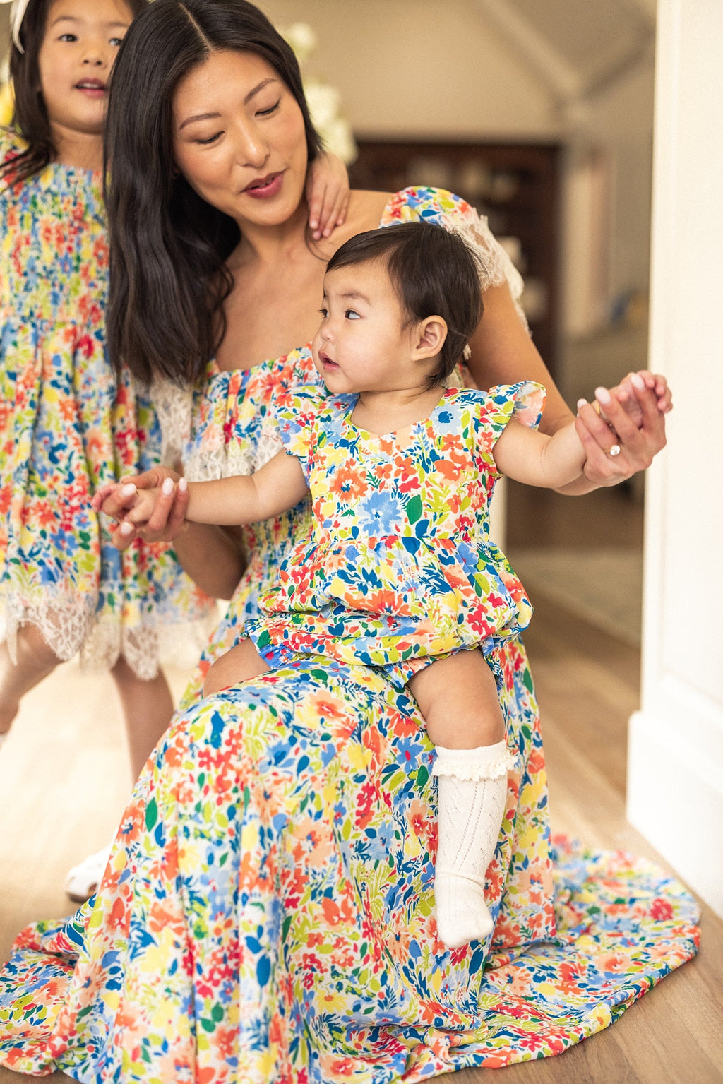 Ada Dress in Vibrant Yarrow Print