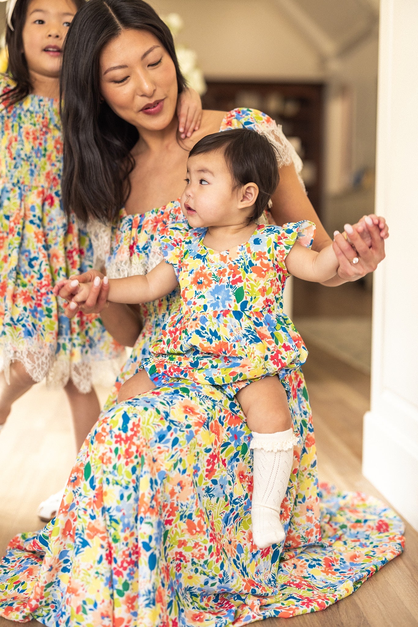 Ada Dress in Vibrant Yarrow Print