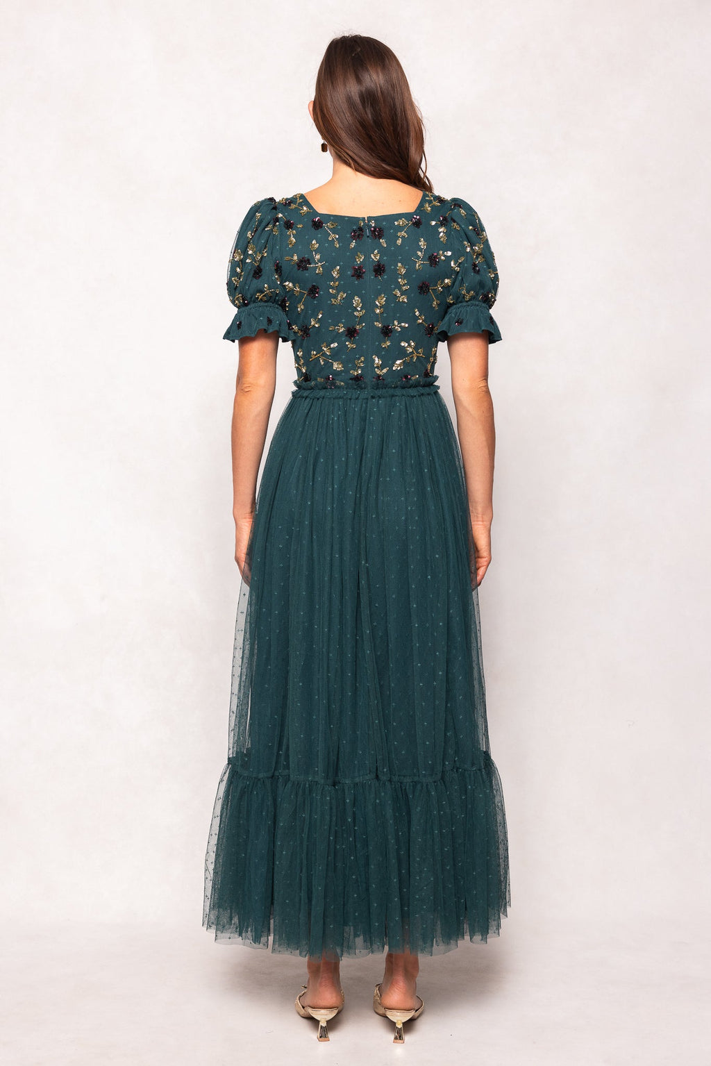 Adara Dress in Green
