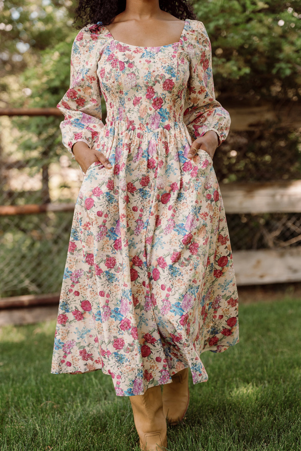 Adelpha Dress in Autumn Amity Floral