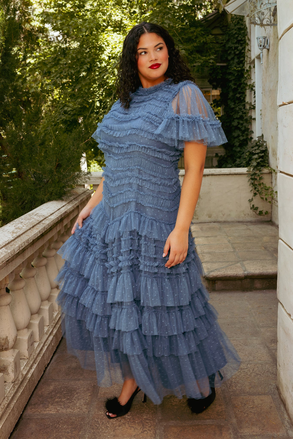 Adriana Dress in Blue