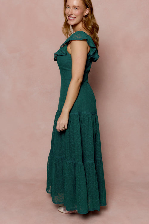 Alaina Dress in Deep Sea Lace