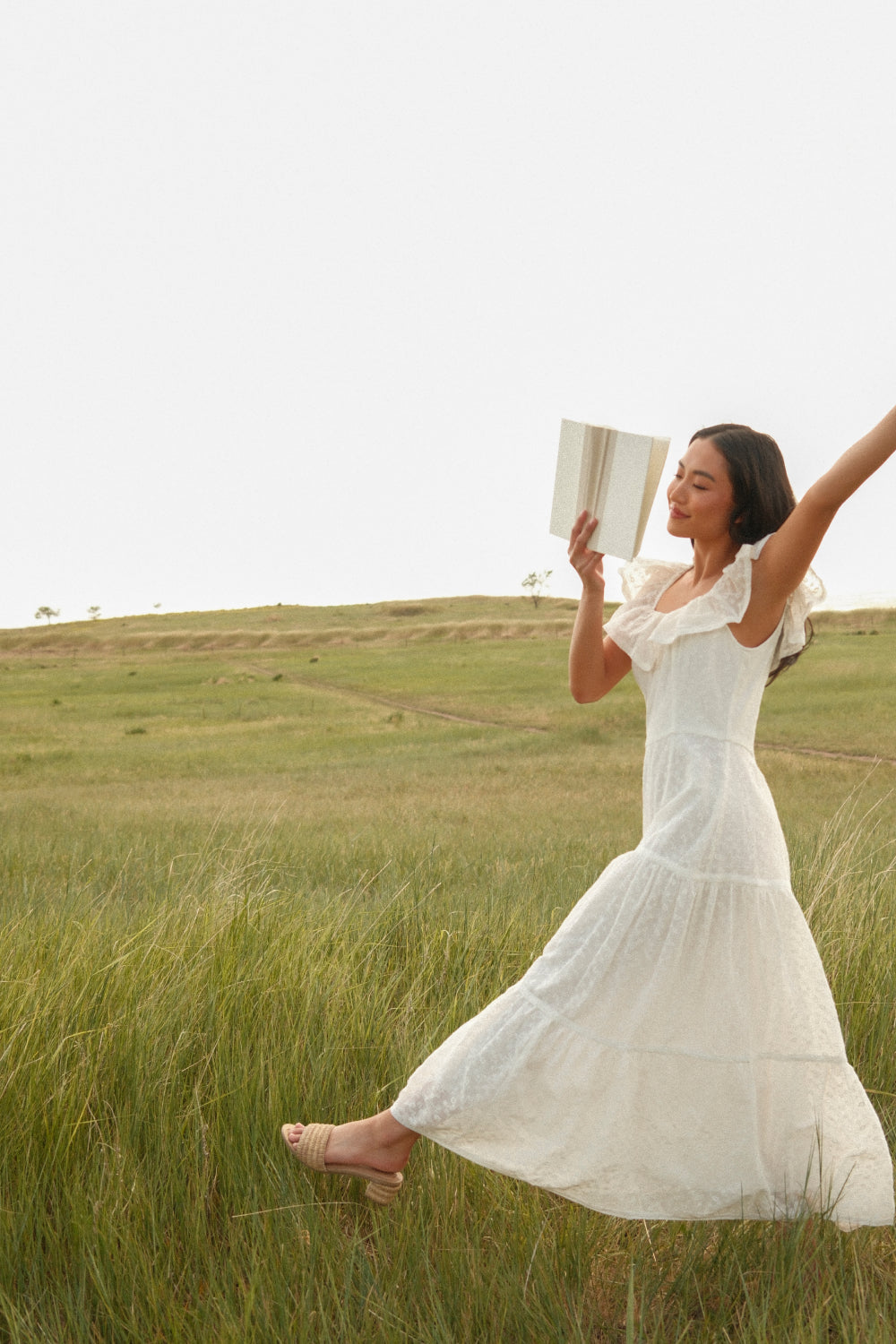 Alaina Dress in Ivory