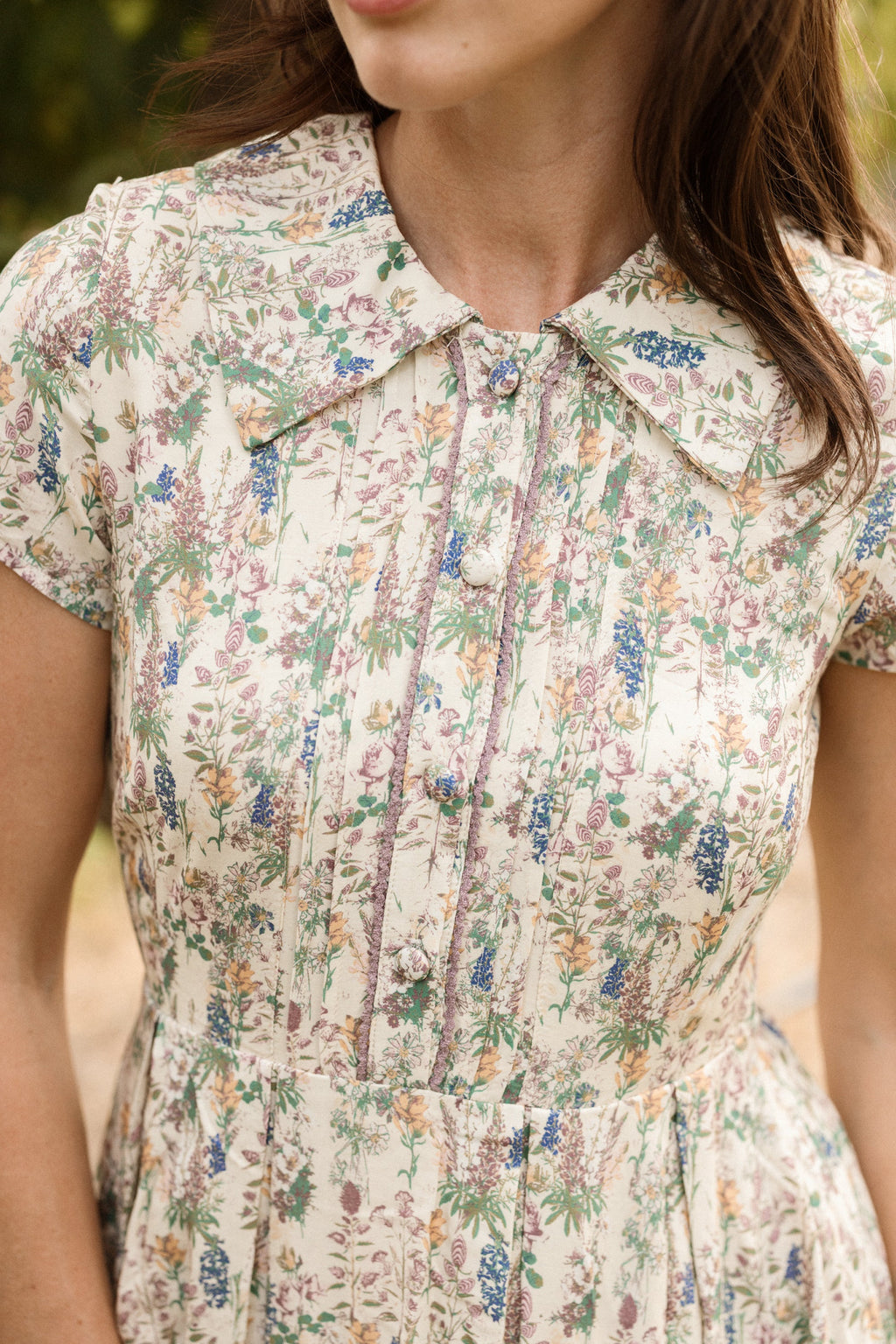 Amber Dress in Autumn Bouquet