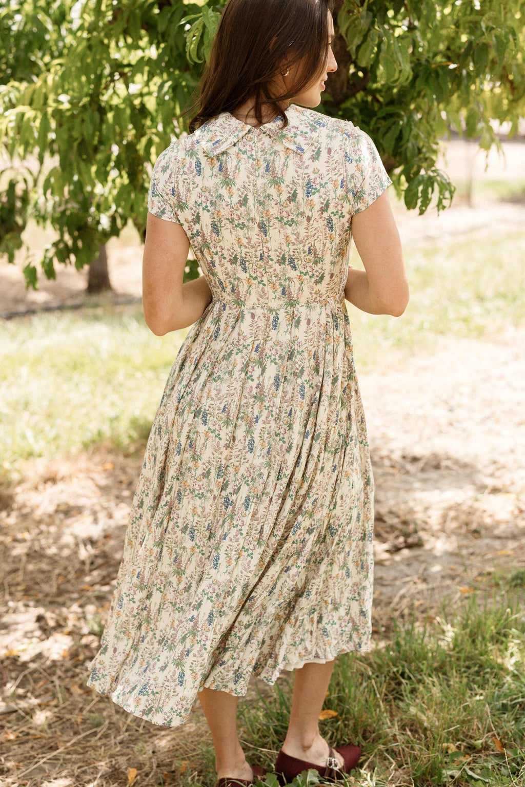 Amber Dress in Autumn Bouquet
