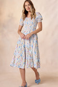 Amelie Dress in Floral Fields