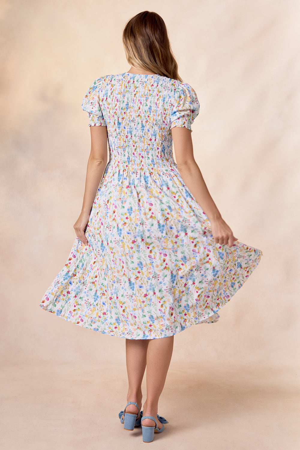 Amelie Dress in Floral Fields