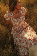 Amira Dress in Ivory Heritage Rose