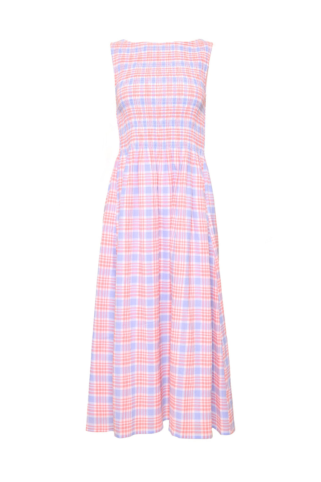 Ana Dress in Blossom Plaid