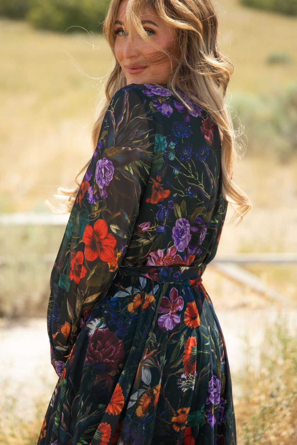 Andie Dress in Evergreen Vivid Meadow