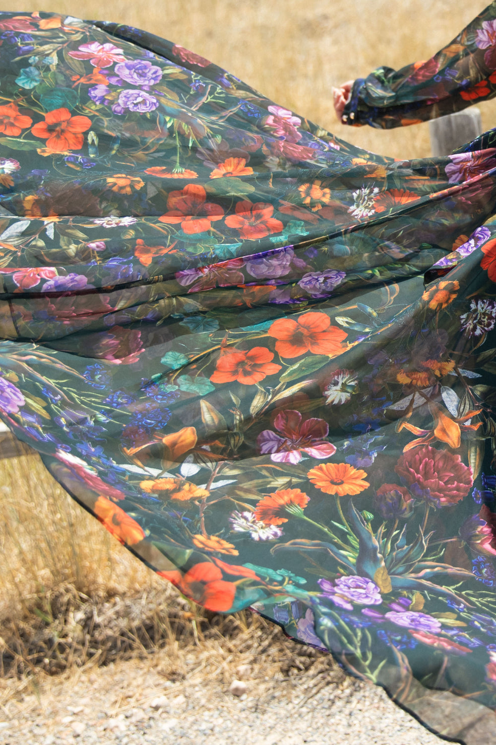 Andie Dress in Evergreen Vivid Meadow