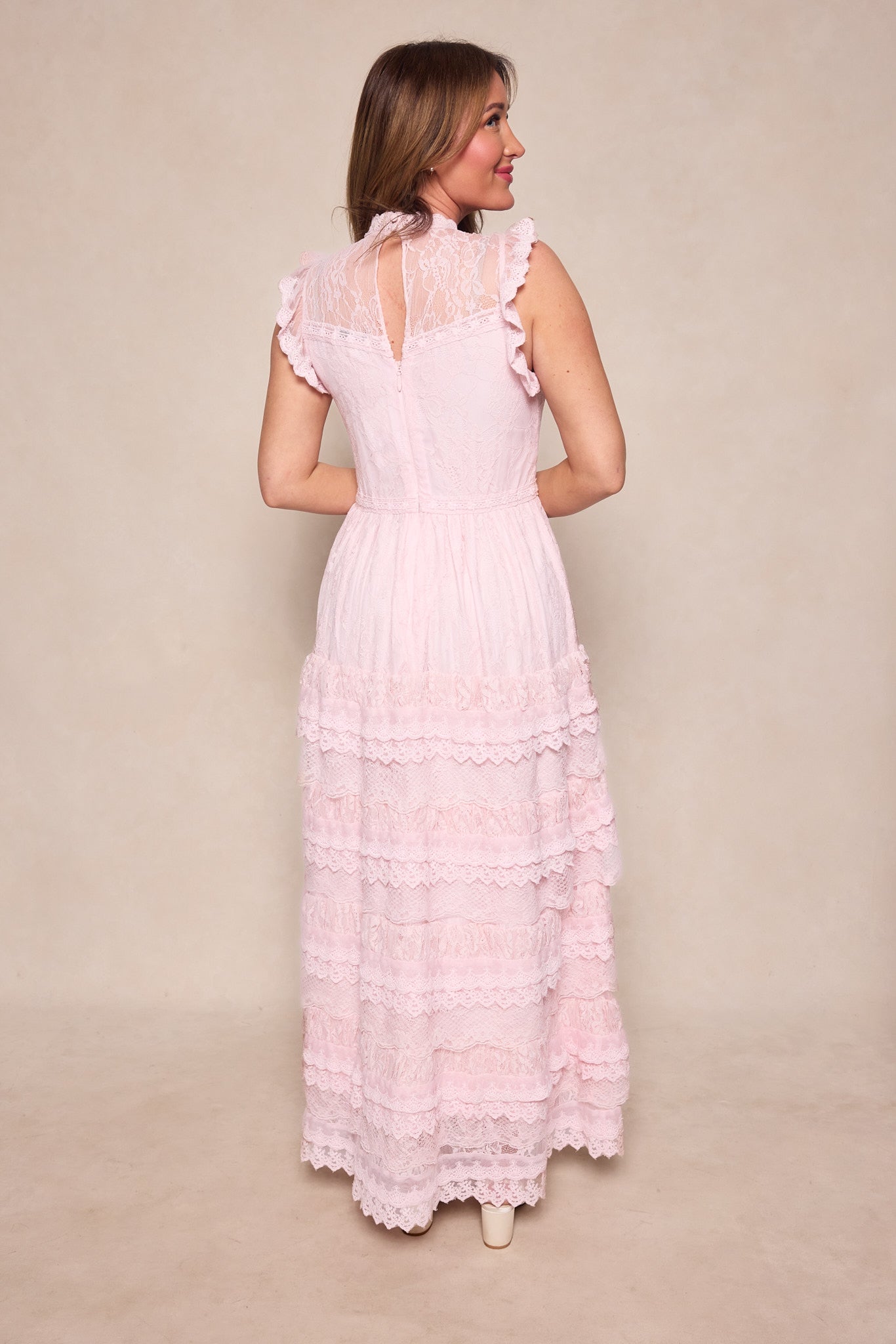 Annie Dress in Light Pink