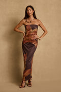 Avani Mocha Floral Maxi Dress