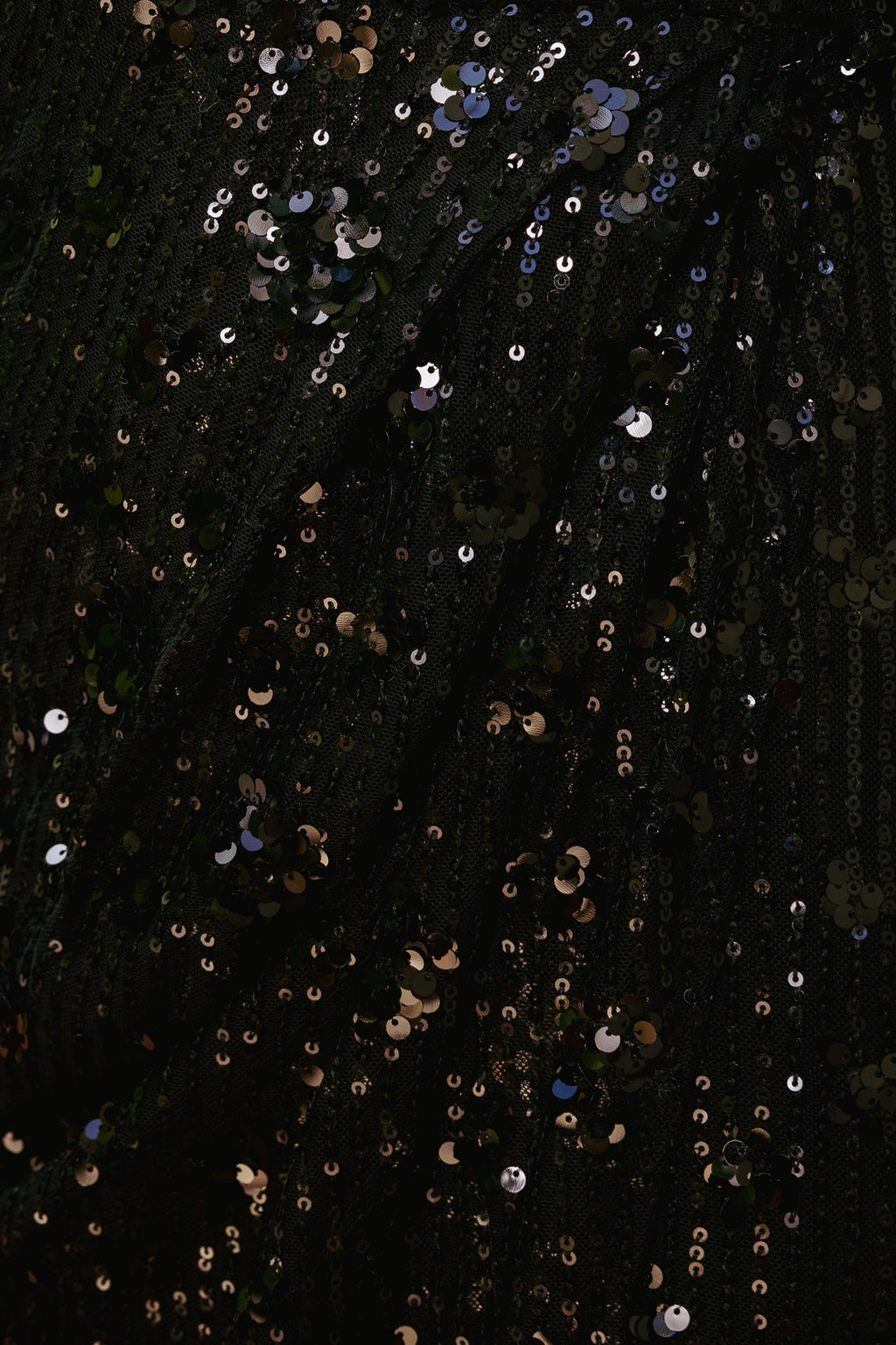 Belinda Dress in Black Sequin