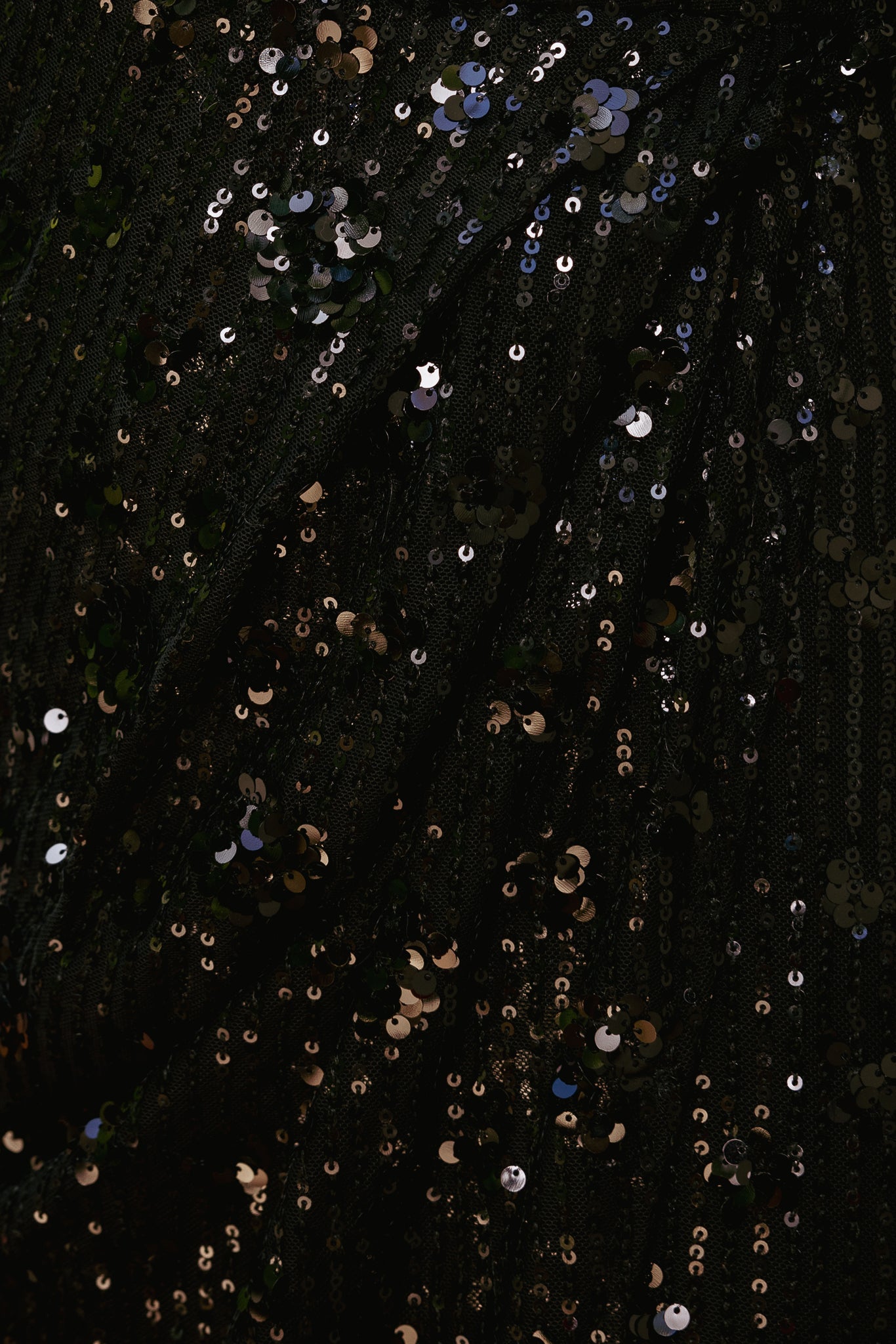 Belinda Dress in Black Sequin