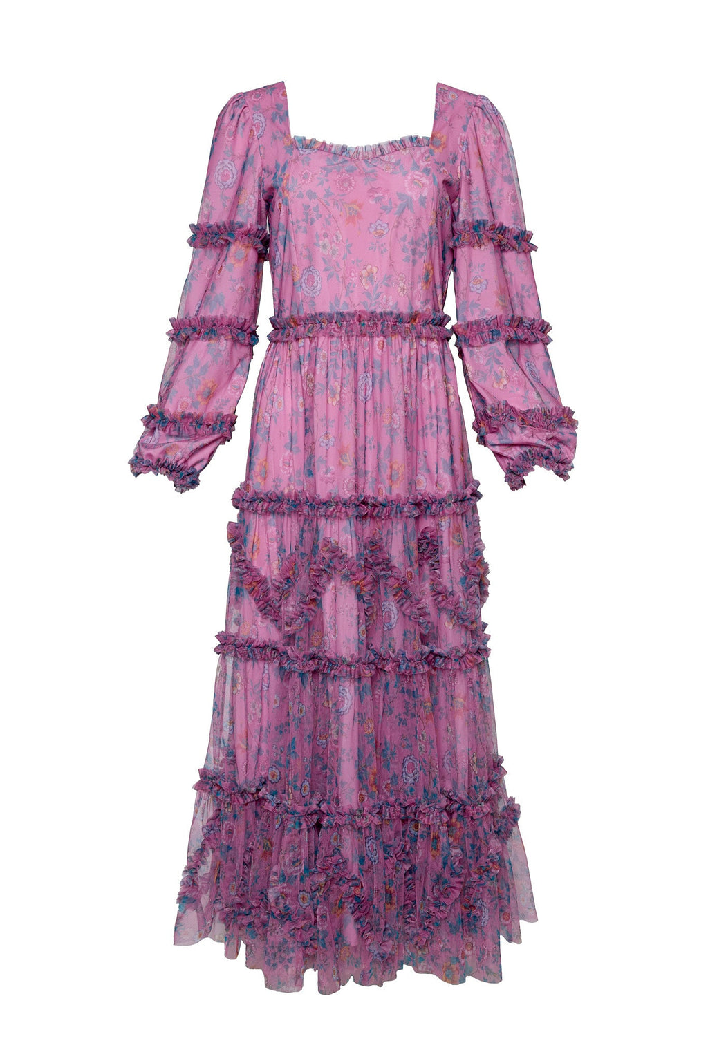 Catherine Dress in Climbing Vine Bloom