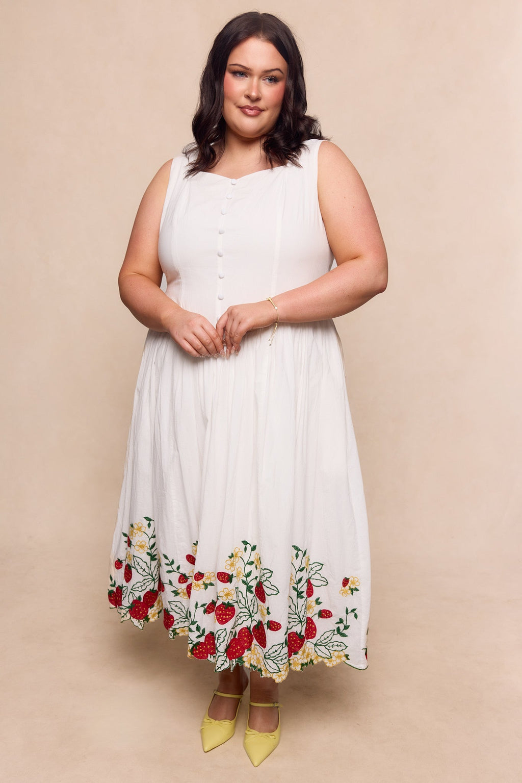Clarissa Dress in Strawberry