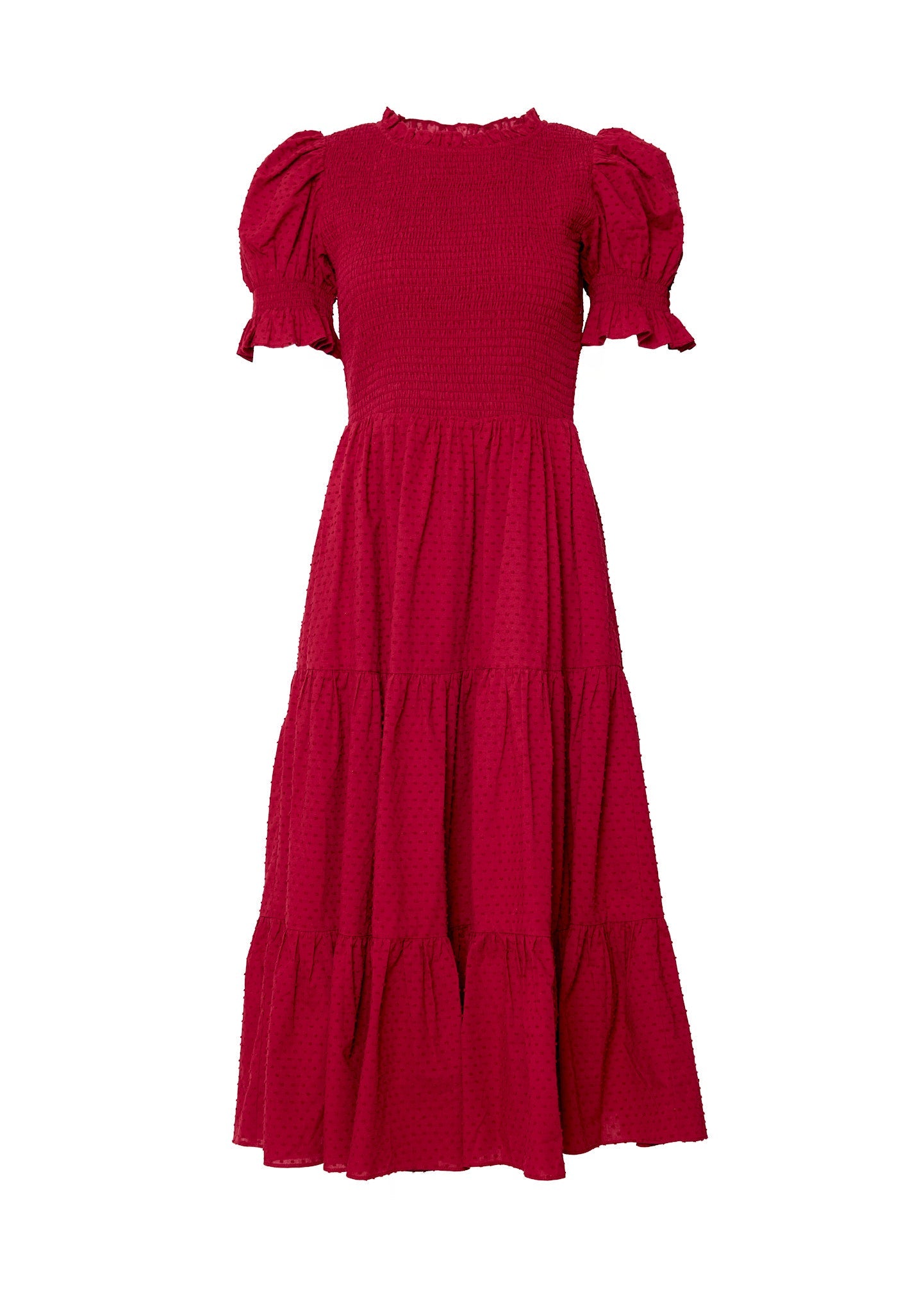 Cordelia Dress in Burgundy