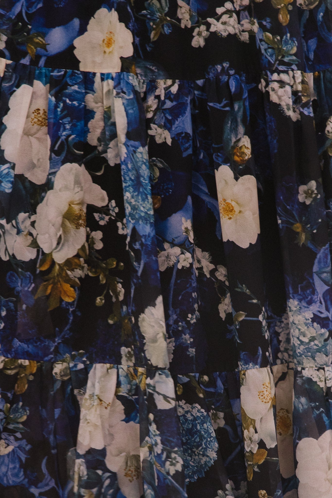 Cordelia Dress in Winter Rose Garden