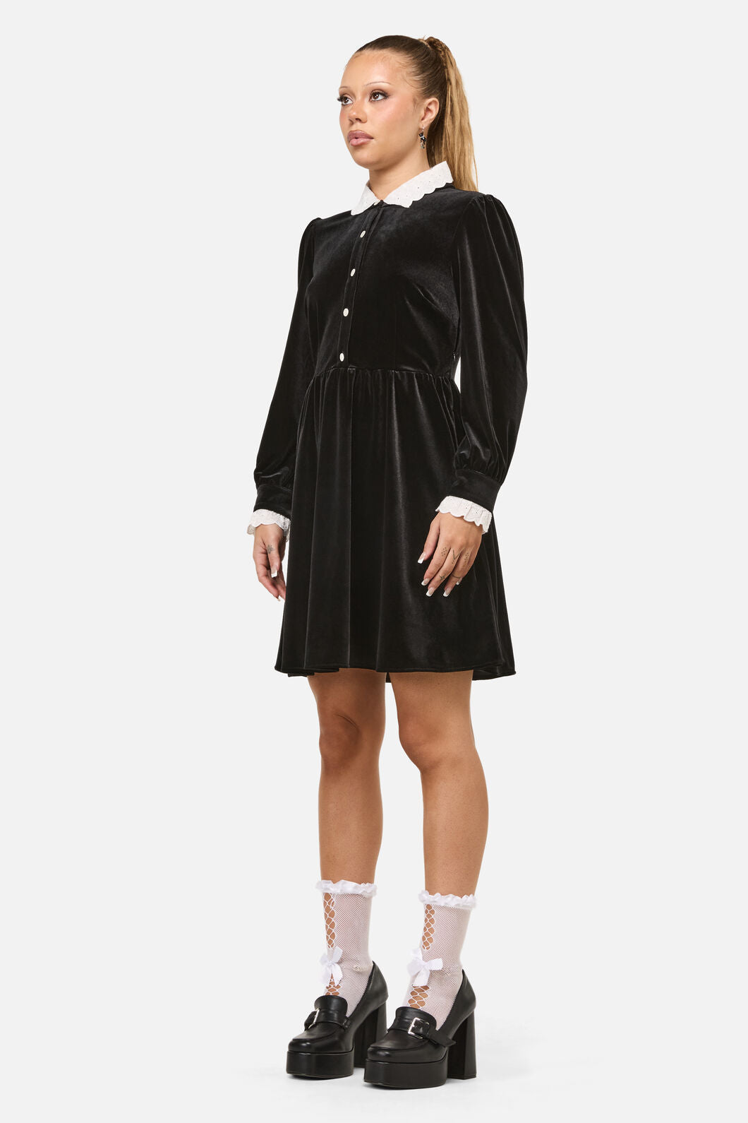 Mabel Velvet Mini Dress