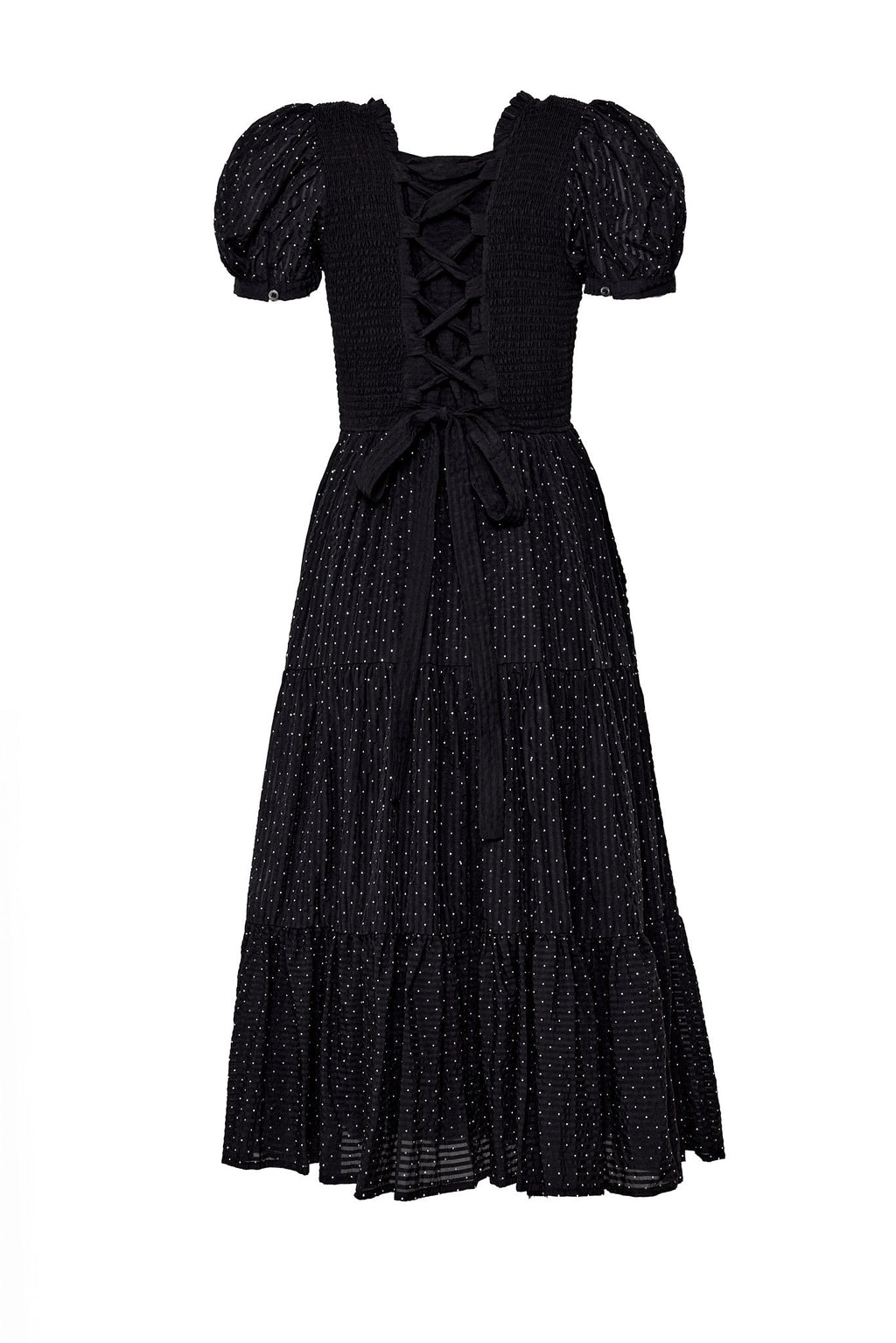 Darby Dress in Black Diamonte