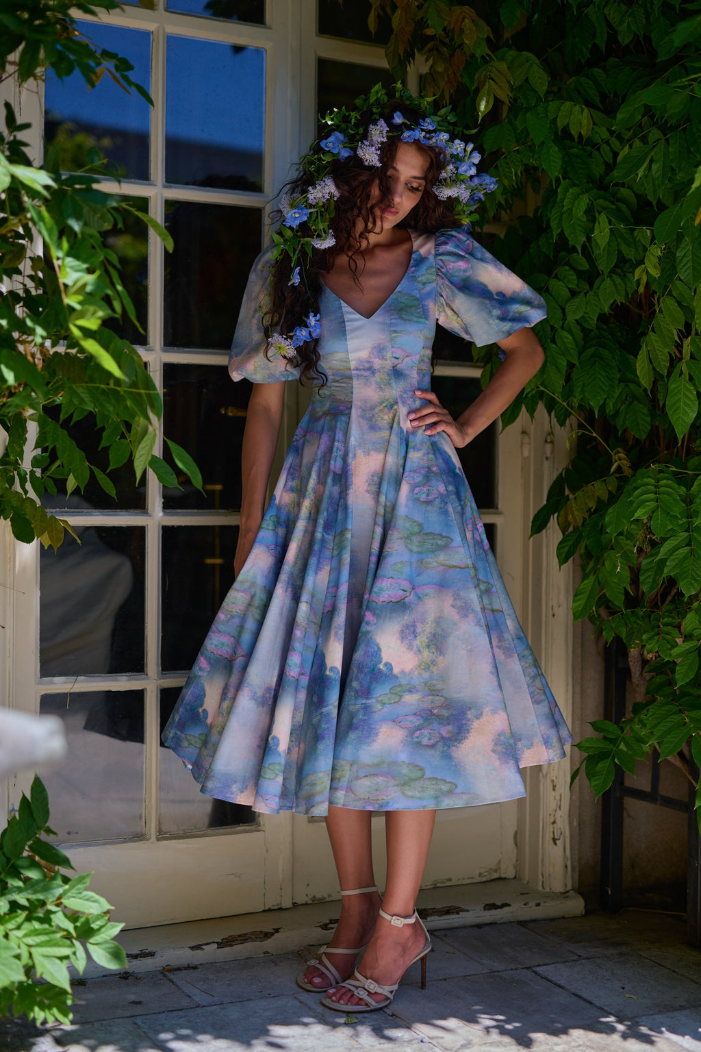 Morning On The Seine Sweetheart Day Dress