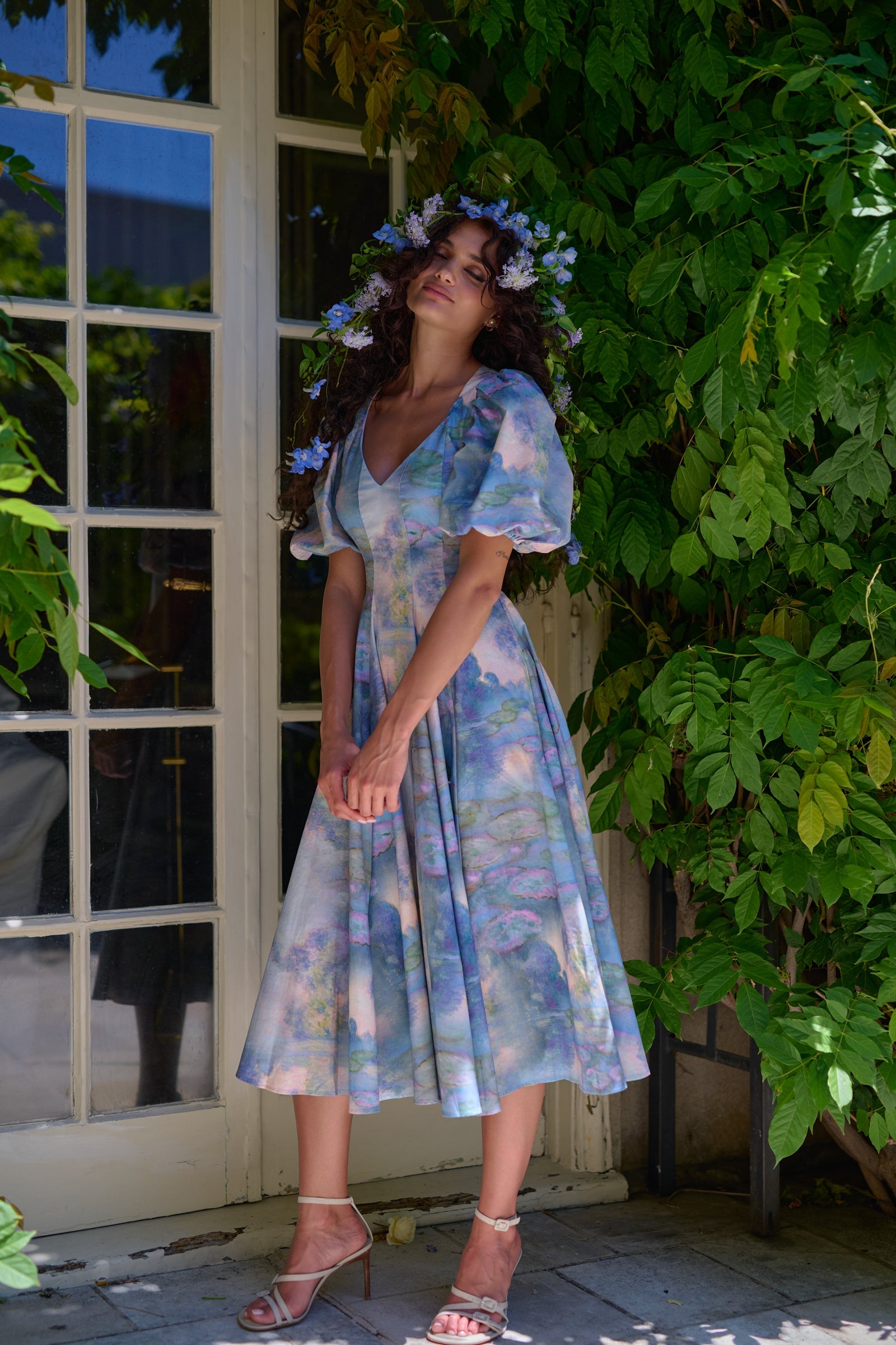 Morning On The Seine Sweetheart Day Dress