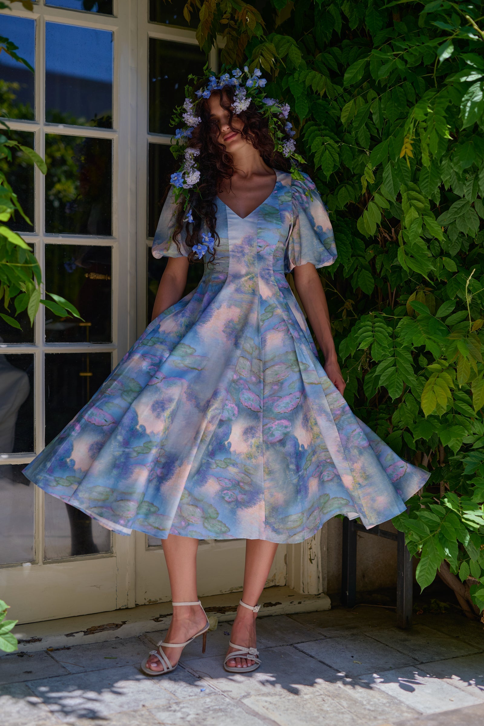 Morning On The Seine Sweetheart Day Dress