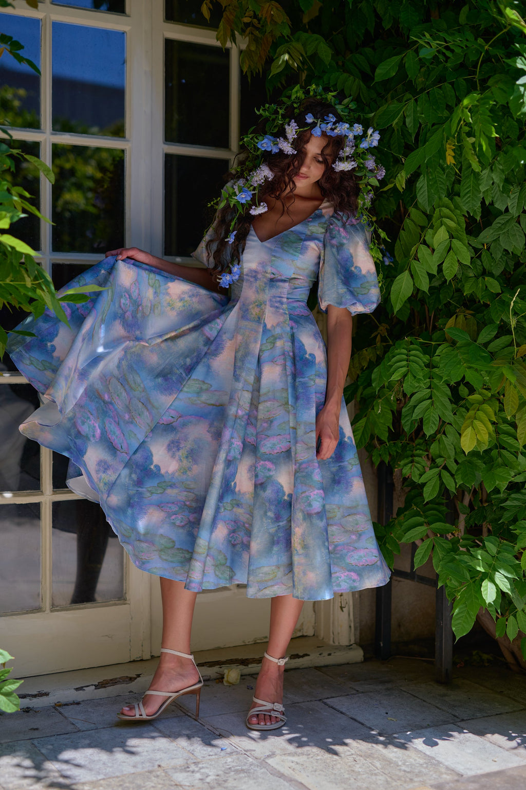 Morning On The Seine Sweetheart Day Dress