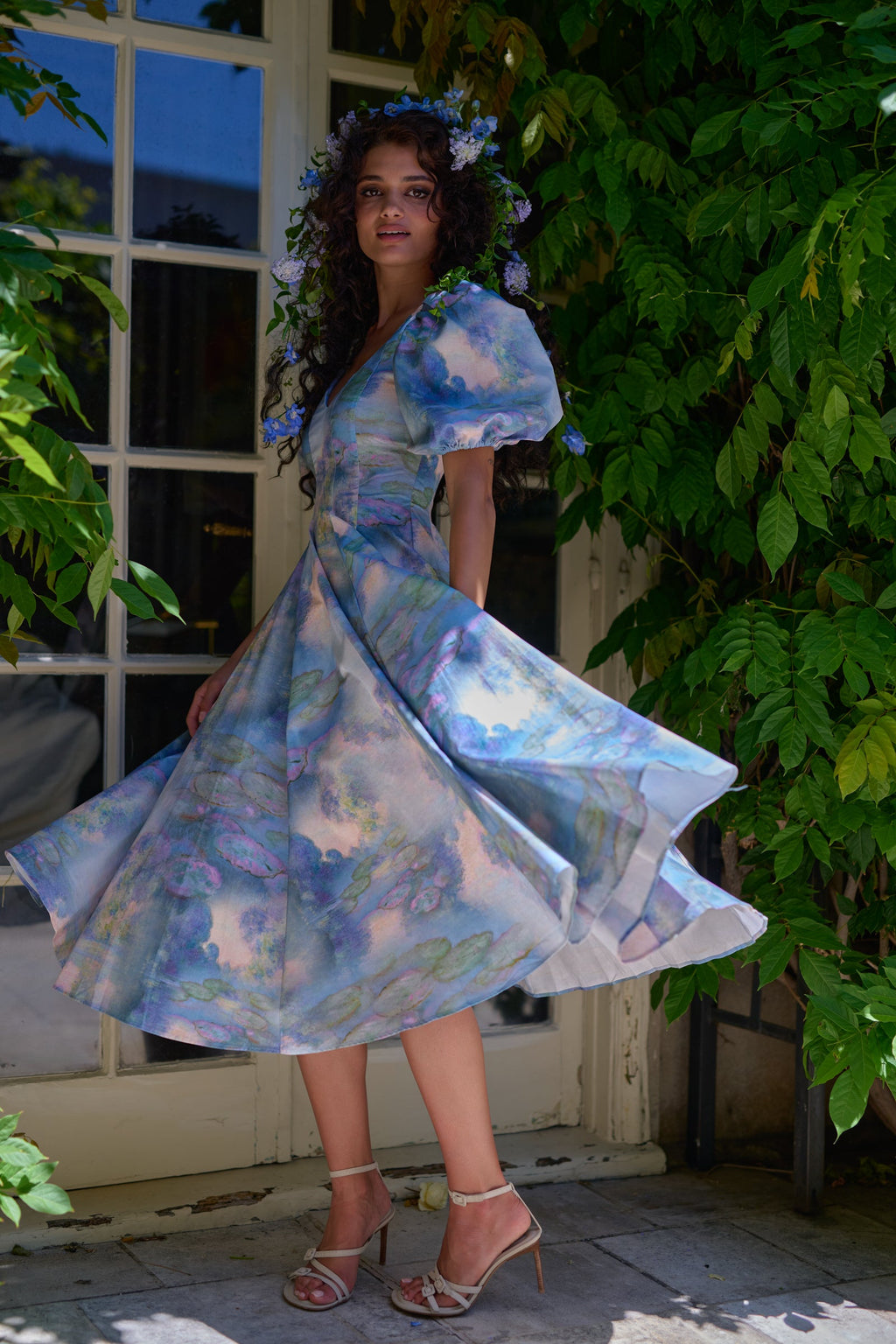 Morning On The Seine Sweetheart Day Dress