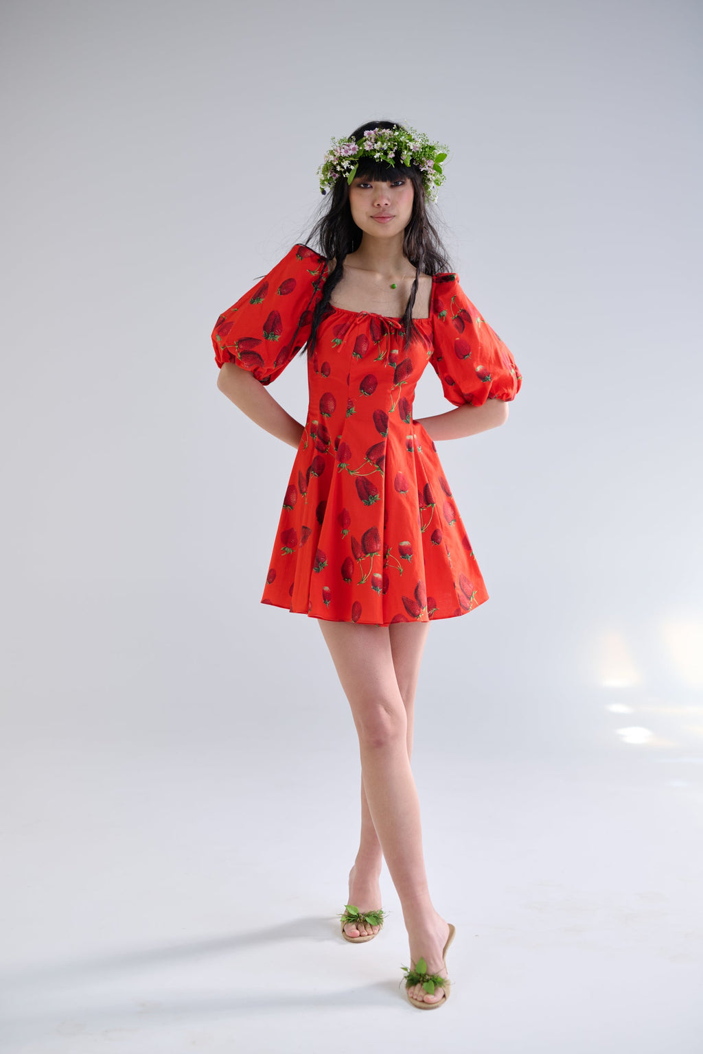Like Strawberries Mini Day Dress