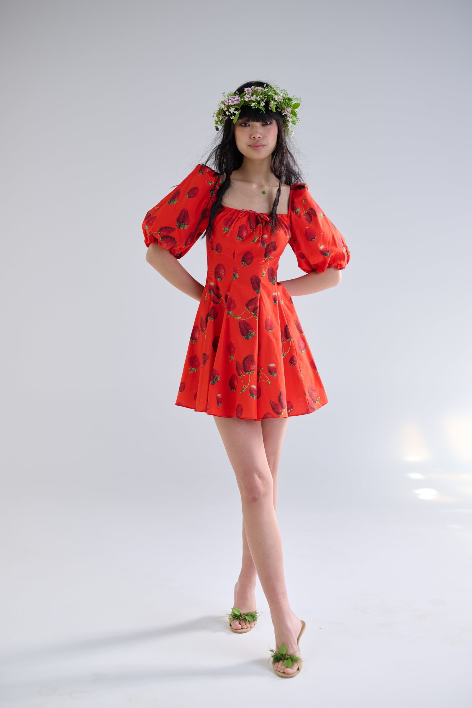 Like Strawberries Mini Day Dress