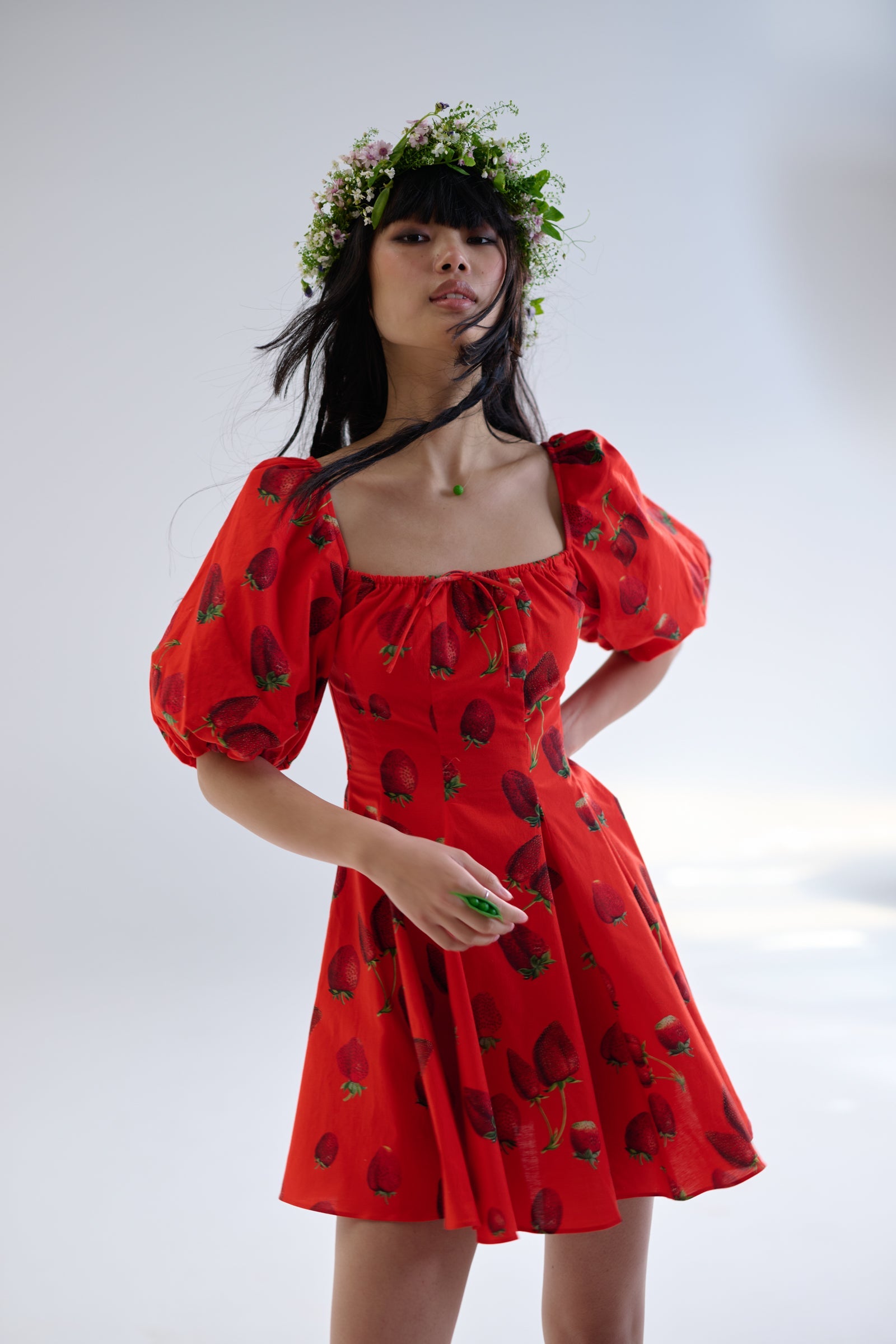 Like Strawberries Mini Day Dress