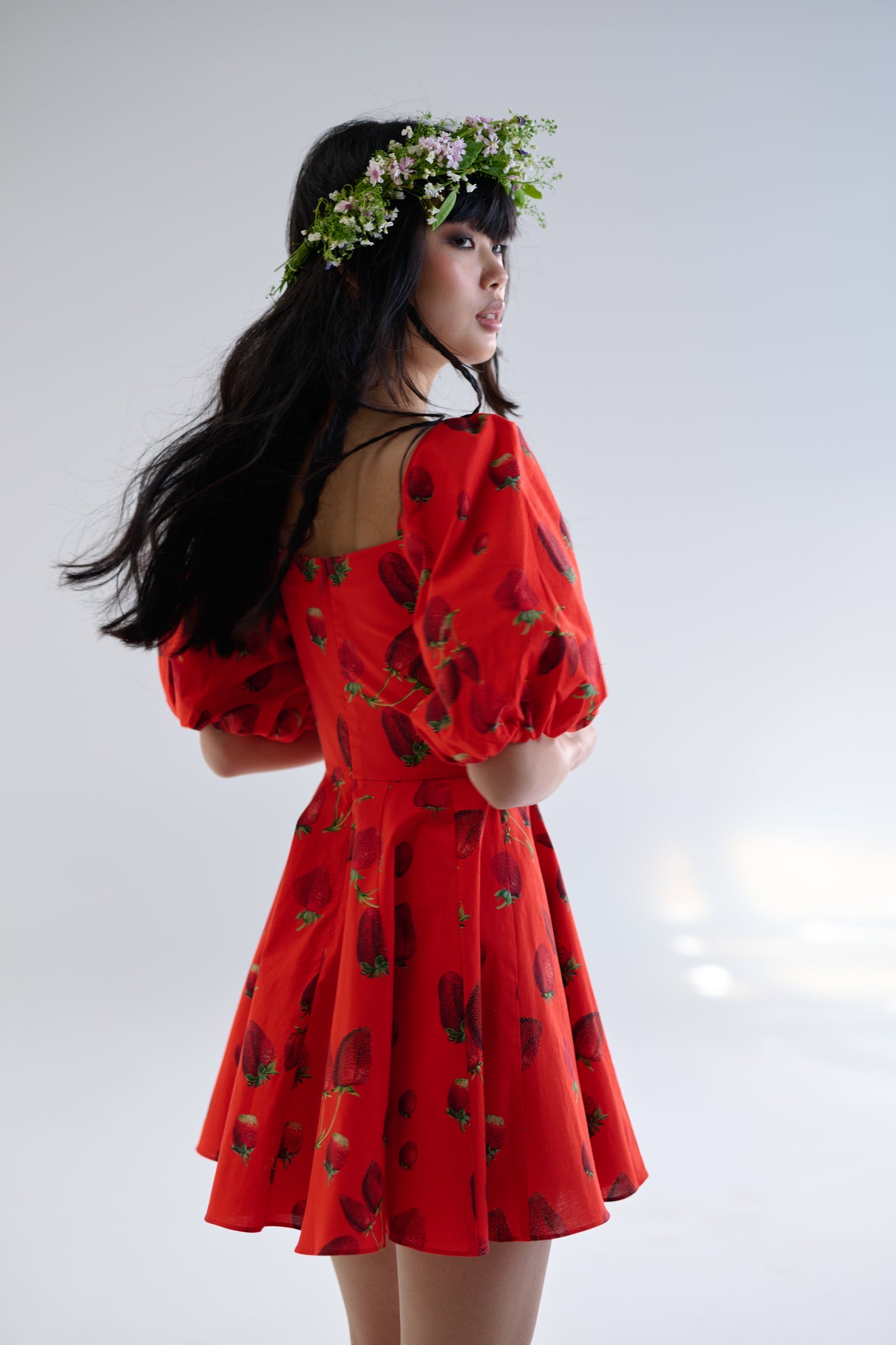 Like Strawberries Mini Day Dress