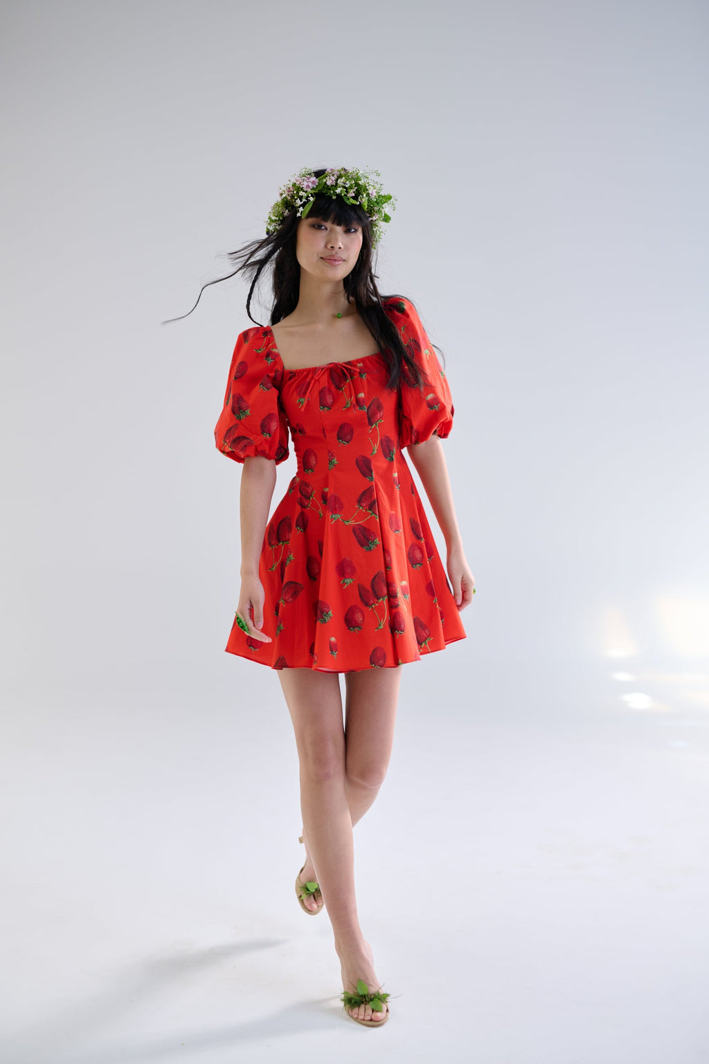 Like Strawberries Mini Day Dress
